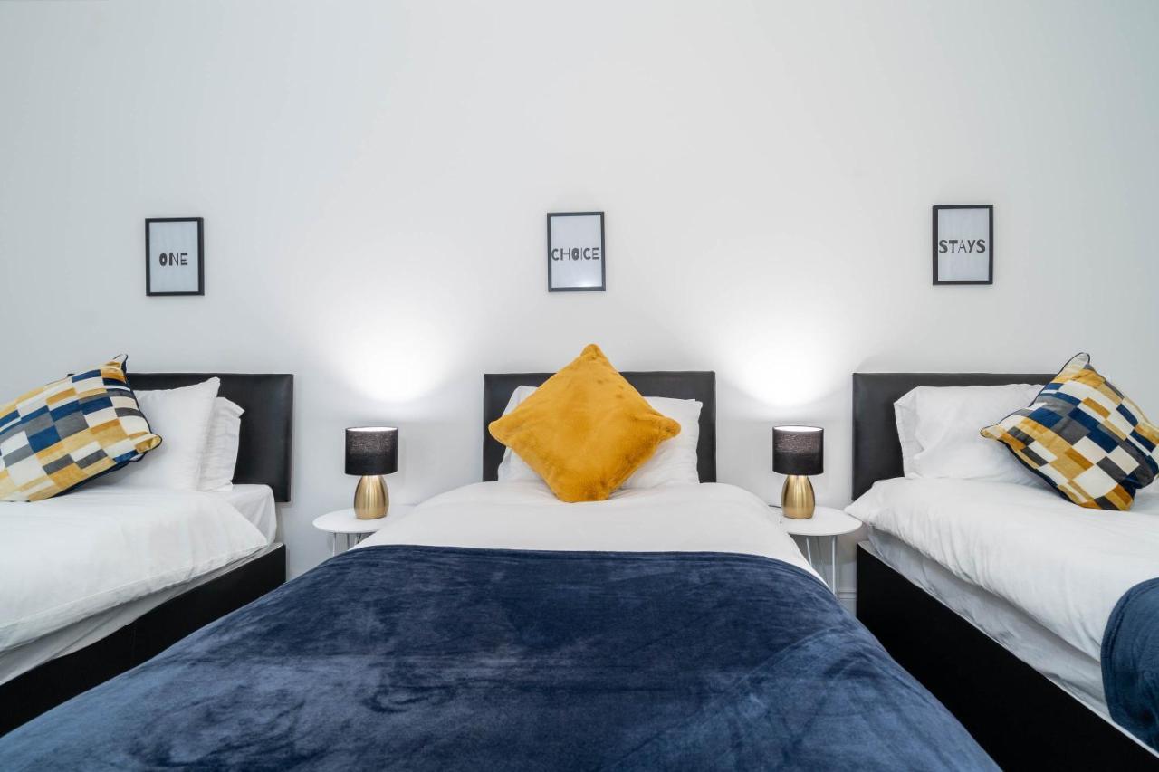 Three Bedroom Apartment- One Choice Stays Serviced Accommodation- Jewellery Quarter Birmingham Esterno foto